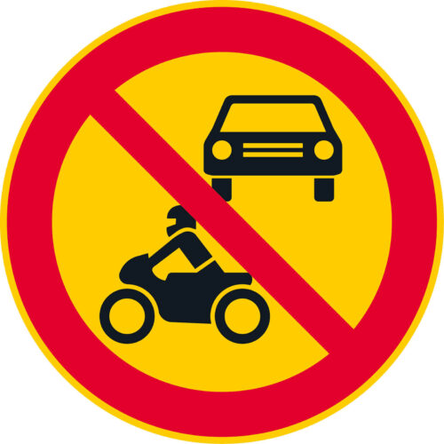 moottoriajoneuvolla ajo kielletty